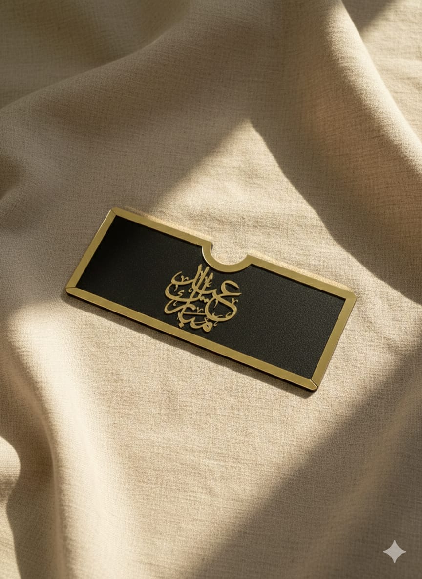 Black Acrylic Eidi Envelope