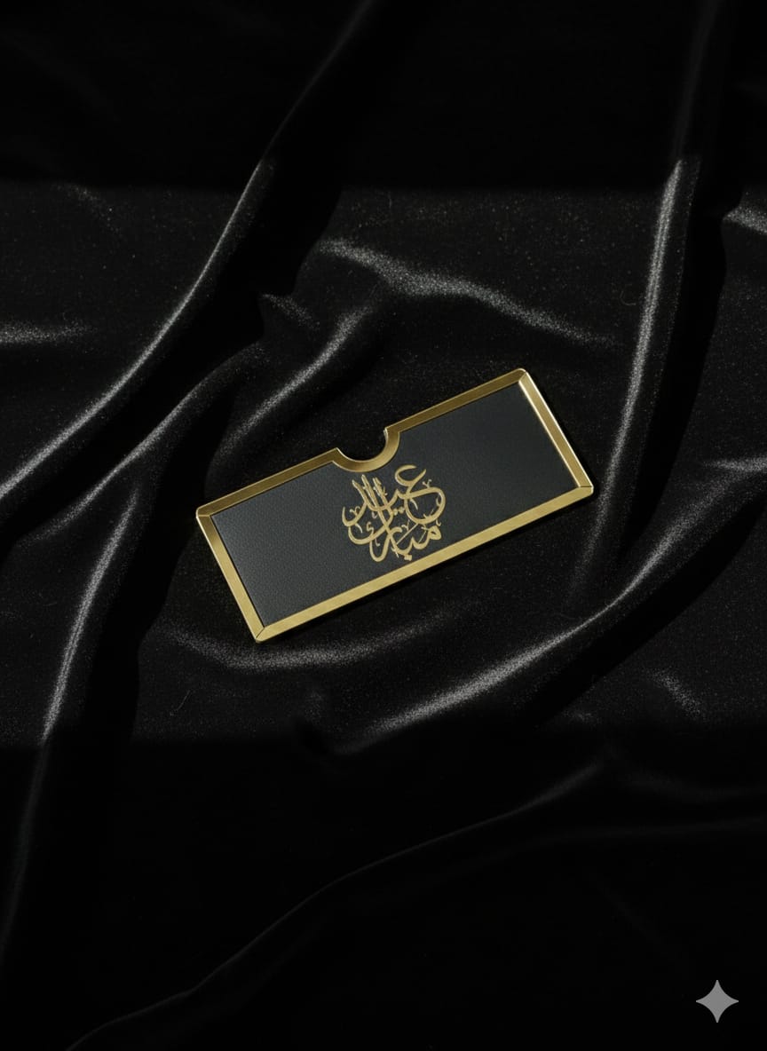 Black Acrylic Eidi Envelope