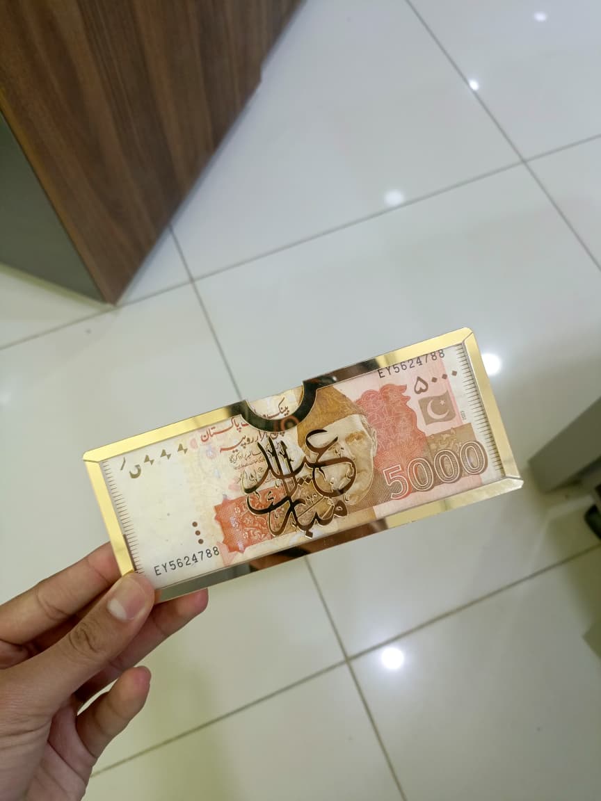 Transparent Acrylic Eidi Envelope